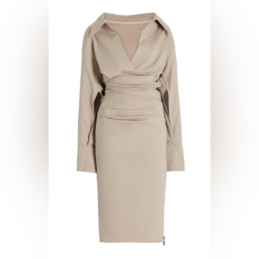 NEW Maticevski Indicate Cotton-Blend Midi Dress
